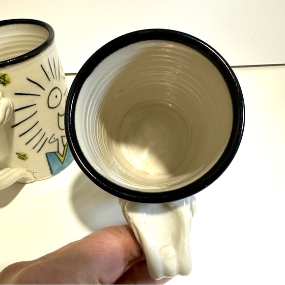 Tom Edwards Studio Wallyware Pottery Coffee Mugs (2) - Picture 6 of 10